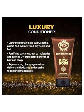 NEW Discontinued Rich Rick Ross Luxury Conditioner Revitalisant 8oz Caviar Ingre